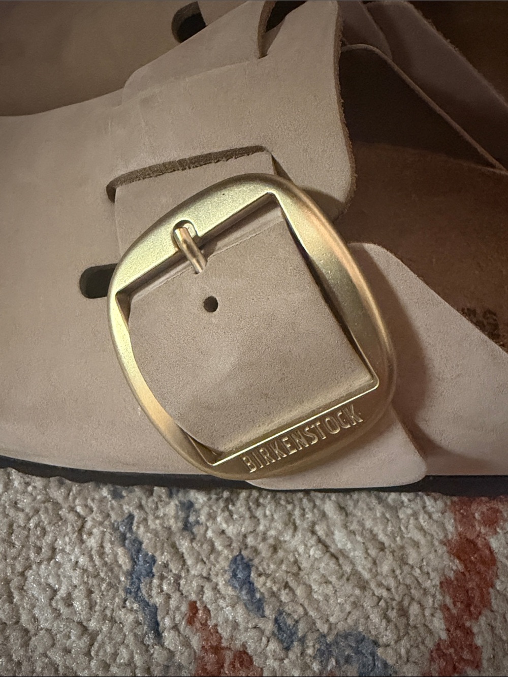 Birkenstock Big Buckle Boston Clogs - Taupe - Size 9-9.5/EU 40 - Picture 7 of 8